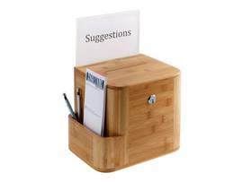 SAFCO BAMBOO SUGGESTION  BOX