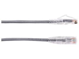 BLACK BOX CORP SLIM-NET CAT6A CABLE  GREY 15 FEET