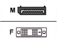 PNY CABLE DP TO DVI (INCLUDES 4)