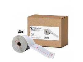 NU-TONE 4X8INCH THERMAL TRANSFER LABELS