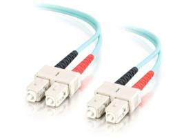 LEGRAND-ORTRONICS C2G 10M SC-SC 10G OM3 MM FIBER-AQUA