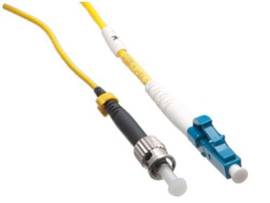 AXIOM LC/ST SINGLEMODE SIMPLEX OS2 9/125 FIBER OPTIC CABLE 1M