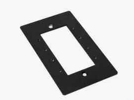 LEGRAND-WIREMOLD AAP FACEPLATE 1 GANG BLK