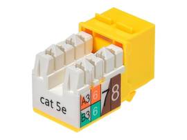 MONOPRICE CAT5E PUNCH DOWN KEYSTONE JACK-YELLOW