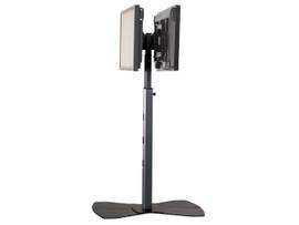 LEGRAND-CHIEF LFP DUAL HEAD FLOOR STAND UNIV BRKT BLK