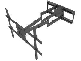 MONOPRICE COMMERCIAL SERIES HEAVY DUTY XL FULL-MOTION ARTICULATING EXTRA LONG REACH TV WALL MOUNT BRACKET FOR TVS 60IN TO 110IN_ MAX WEIGHT 275 LBS_