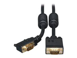 VGA Coaxial High-Resolution Monitor Cable with RGB Coaxial (HD15 M/M), Right-Ang