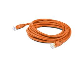 6.5ft Cat6 Orange STP Plenum Patch Cbl
