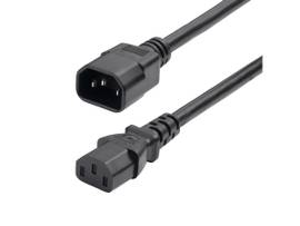 STARTECH 6FT (1.8M) POWER EXTENSION CORD, IEC 60320 C14 TO C13 PDU POWER CORD, 13A 250V, 16AWG, POWER EXTENSION CABLE, UL LISTED