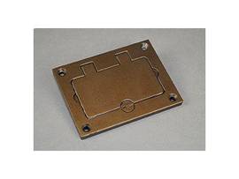 LEGRAND-WIREMOLD RECT DECOR RECEPT PLT-BZ