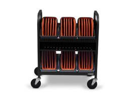 BRETFORD CUBE TRANSPORT CART 30X W/ CADDIES, BP