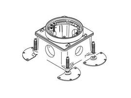 LEGRAND-WIREMOLD CI DP FLR BX SGL SRV