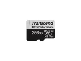 TRANSCEND INFO 256G MICROSD W/ ADPTR UHS-I U3 A2 ULTRA PERF/MANCE
