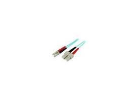 2M (6FT) LC/UPC TO SC/UPC OM3 MULTIMODE FIBER OPTIC CABLE, FULL DUPLEX 50/125 M