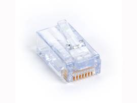 BLACK BOX CORP CAT6 EZ-RJ45 MODULAR PLUGS, 25-PACK