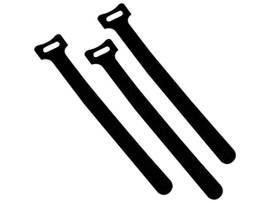 C2G CABLE WRAP BLACK - 50 PACK