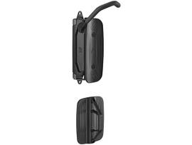 MONOPRICE ON-WALL ROTATING VERTICAL BIKE RACK WITH WALL MOUNTED REAR TIRE STOP TRAY