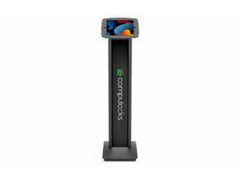 COMPULOCKS IPAD 10.2  SPACE ENCLOSURE BRANDABLE FLOOR STAND BLACK