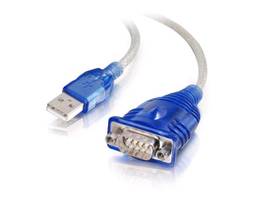 C2G 1.5ft USB to DB9 Serial Adapter Cable