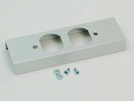 LEGRAND-WIREMOLD DPLX RCPT CVR PLATE ALUMI