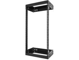 STARTECH 2-POST 21U OPEN FRAME NETWORK RACK WITH ADJUSTABLE DEPTH (12-20IN) - DURABLE HEAVY-DUTY 19" DATA SERVER RACK - EFFICIENT FLAT PACK SHIPPING A