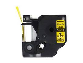 NU-TONE DYMO A45018 COMPATIBLE RIBBON BLACK/YELLOW 9MM