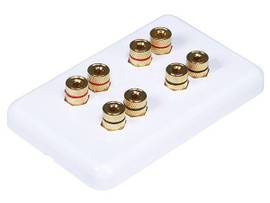 MONOPRICE HIGH QUALITY BANANA BINDING POST WALL PL