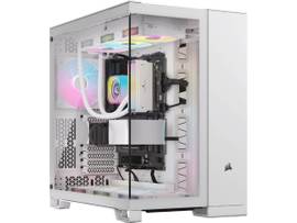 CORSAIR ICUE LINK 6500X RGB TEMPERED GLASS MID-TOWER, WHITE