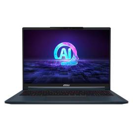 MSI Stealth 16 AI Studio A1VGG-049CA Intel Core Ultra 9 185H Laptop 40.6 cm (16") Quad HD+ 32 GB DDR5-SDRAM 2 TB SSD NVIDIA GeForce RTX 4070 Wi-Fi 7 (802.11be) Windows 11 Home Blue