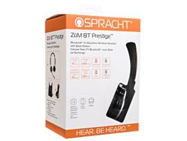 SPRACHT ZUM BT PRESTIGE HEADSET BLUETOOTH  BUSINESS WIRELESS HEADSET WITH BASE STATION. DUAL EAR. SMARTPHONES TABLETS PC MAC. TALK TIME: 10 HOURS.