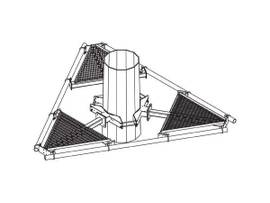 TESSCO FLAT POLE MTG PLATE KIT