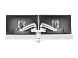 LEGRAND-CHIEF KX DESK MNT DUAL 2L ARMS WHT