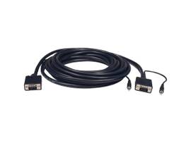 VGA Coax Monitor Cable with Audio, High Resolution Cable with RGB Coax (HD15 and