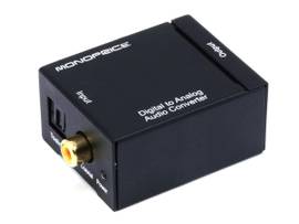 MONOPRICE DIGITAL TO ANALOG AUDIO CONVERTER
