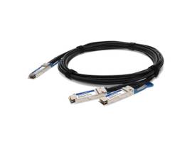 AddOn Arista Networks Compatible TAA Compliant 100GBase-CU QSFP28 to 2xQSFP28 Di