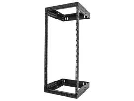 STARTECH 2-POST 24U OPEN FRAME NETWORK RACK WITH ADJUSTABLE DEPTH (12-20IN) - DURABLE HEAVY-DUTY 19" DATA SERVER RACK - EFFICIENT FLAT PACK SHIPPING A