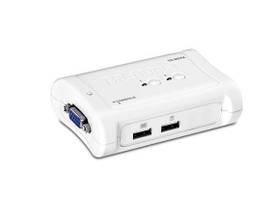 TRENDNET 2-PORT USB KVM SWITCH KIT (INCLUDE 2 X KVM CABLES)