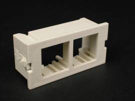 LEGRAND-WIREMOLD 2A DUAL NORDX MODULE IVORY (PKG OF 25)