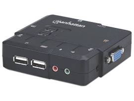 2-PORT COMPACT KVM SWITCH