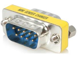 SLIMLINE SERIAL DB9 GENDER CHANGER - M/M