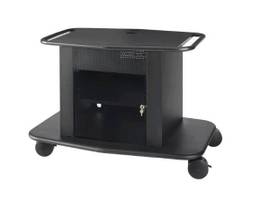 AVTEQ 32 TALL SINGLE MONITOR CART HOLDS ONE M