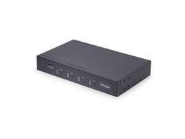 STARTECH 4-PORT KM SWITCH WITH MOUSE ROAMING, USB SWITCH FOR KEYBOARD/MOUSE, 3.5MM/USB AUDIO, PERIHPERAL SHARING FOR 4 COMPUTERS, TAA COMPLIANT