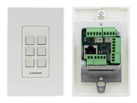 KRAMER RC-206/US-D(W/B) US D SIZE CONTROL KEYPAD WHT BLK DECORA DESIGN FRAME SETS