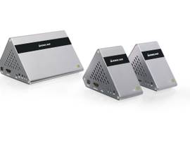 IOGEAR ULT-FAST 60GHZ WRLS 4K UHD TRNSMTR & RCVR KIT F/ 2 TVS