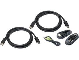 IOGEAR 10FT DUAL-V DSPLYPRT KVM CAB KIT AUD