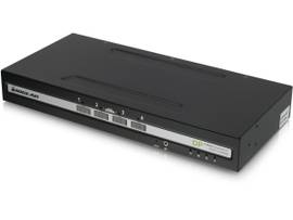 IOGEAR UNIVERSAL 4-PORT SINGLE VIEW DISPLAYPORT/HDMI SECURE KVM SWITCH KIT AUDIO TAA