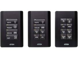 8-BUTTON KEYPAD US,1GANG BLK