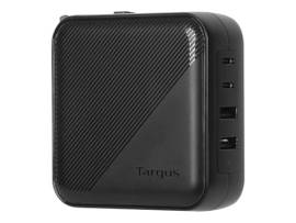TARGUS 100w WALL CHARGER W/2 USB-C,2 USB PORTS,4 TRAVEL PLUGS