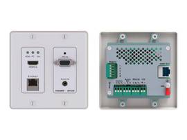 KRAMER WP-20/US(W) US D SIZE WP 2 WHT 2 GANG DECORA FRAME FACEPLATE SET POWER ADAPTER US POWER CORD