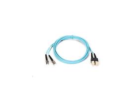 3m (9.8FT) STSC Aqua OM3 MM Fiber Patch Cable INDR Zip OFNR